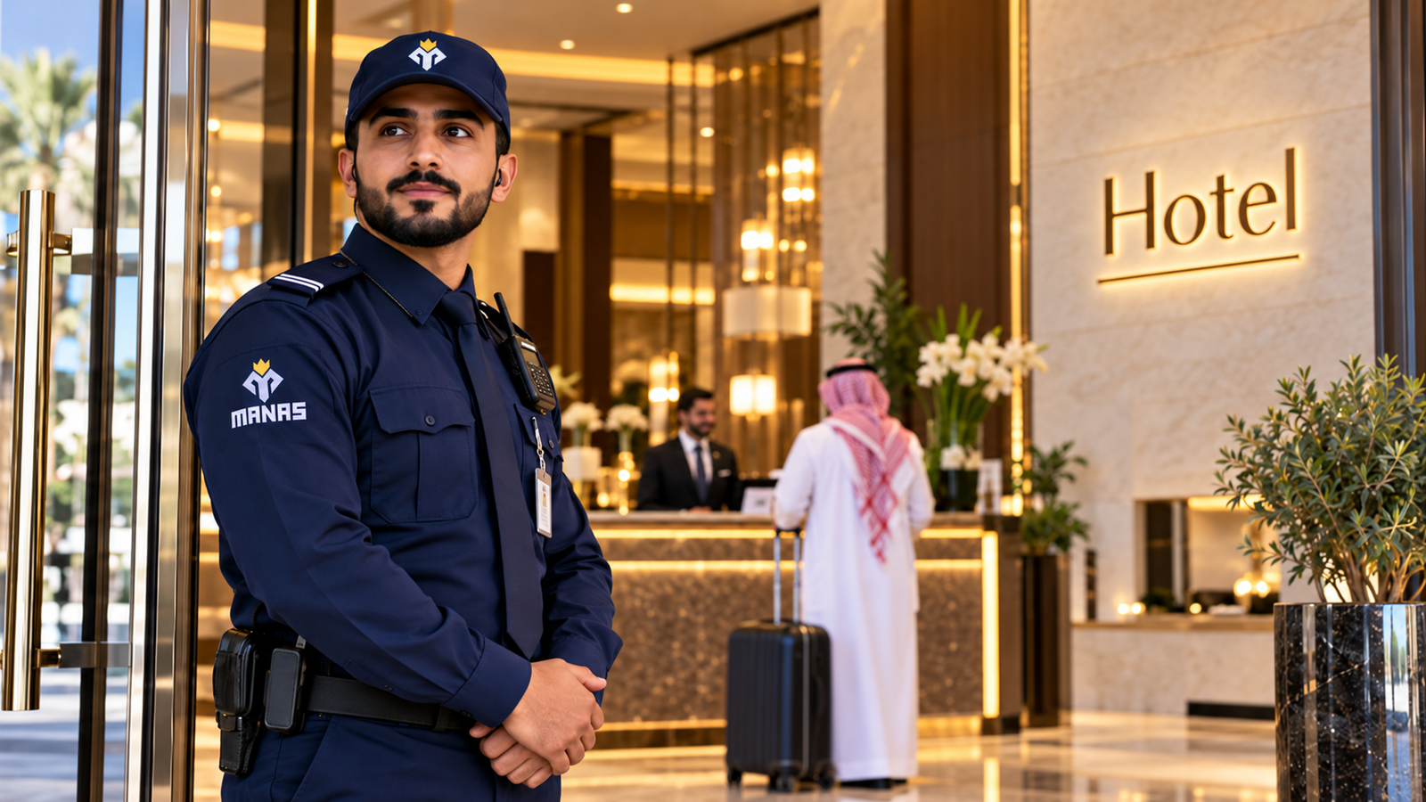 الحراسات الأمنية للفنادق والمنشآت السياحية: حماية الضيوف وتعزيز جودة الخدمات